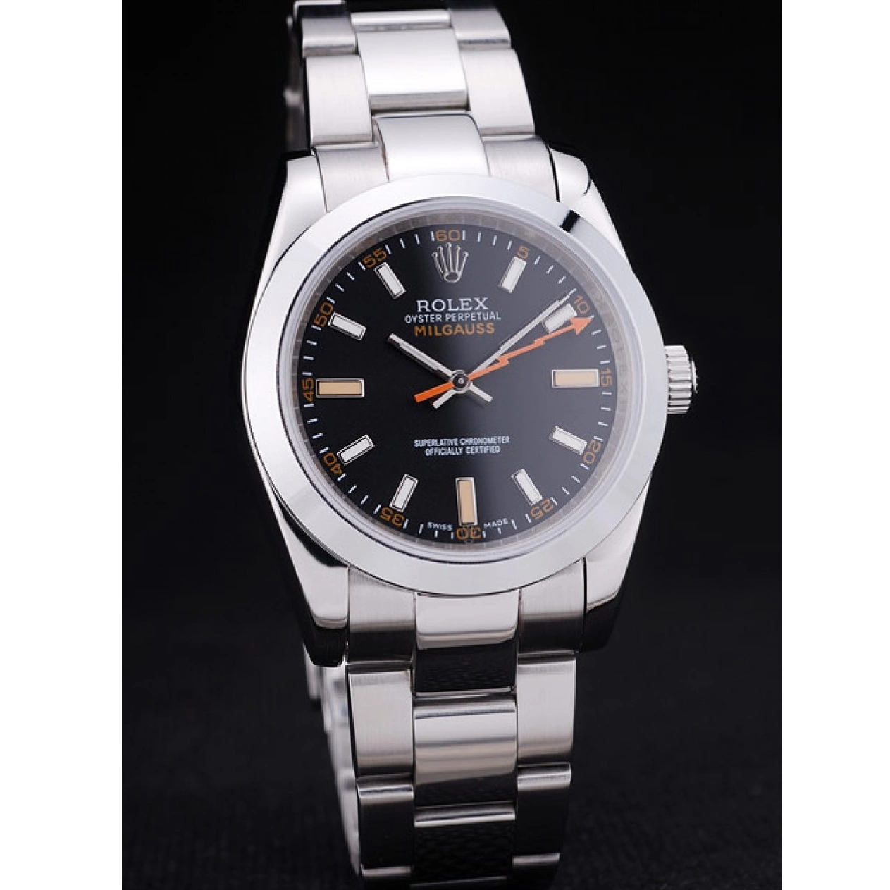 Rolex aaa copy Swiss Rolex srl155 Milgauss 0730